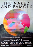 NAKED AND THE FAMOUS - 2011 - In Concert - Passive me...Tour - Poster - Kln