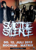 SUICIDE SILENCE - 2012 - In Concert - The Black Crown Tour - Poster - Bochum