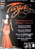TARJA - NIGHTWISH - 2012 - In Concert - Christmas in the Hearts Tour - Poster