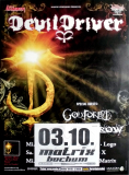 DEVIL DRIVER - 2007 - Plakat - Concert - Last Kind Words Tour - Poster - Bochum