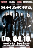 SHAKRA - 2007 - Plakat - In Concert - Infected Tour - Poster - Bochum