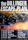 DILLINGER ESCAPE PLAN - 2002 - Plakat - Concert - Calulating Infinity Tour - Poster