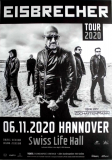 EISBRECHER - 2020 - Schattenmann - Live In Concert Tour - Poster - Hannover H1