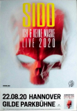 SIDO - 2020 - Live In Concert - Ich & keine Maske Tour - Poster - Hannover