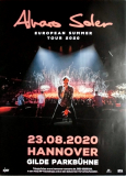 SOLER, ALVARO - 2020 - In Concert - European Summer Tour - Poster - Hannover