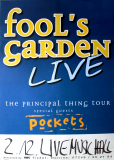 FOOL'S GARDEN - 1997 - Plakat - In Concert - Principal Thing Tour - Poster - Kln