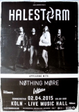 HALESTORM - 2015 - Plakat - In Concert - Into the Wild Life Tour - Poster - Kln