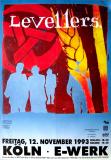 LEVELLERS - 1993 - Plakat - Live In Concert Tour - Poster - Kln - B