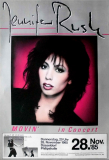RUSH, JENNIFER - 1985 - Live In Concert - Movin Tour - Poster - Dsseldorf