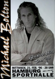 BOLTON, MICHAEL - 1995 - In Concert - Greatest Hits Tour - Poster - Hamburg