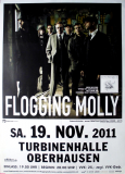 FLOGGING MOLLY - 2011 - Concert - Speed of Darkness Tour - Poster - Oberhausen