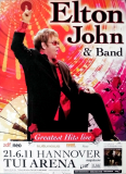 JOHN, ELTON - 2011 - Plakat - In Concert - Greatest Hits Tour - Poster - Hannover