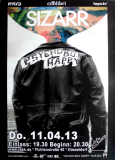 SIZARR - 2013 - Plakat - In Concert - Psycho Boy Happy Tour - Poster - Dsseldorf