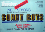 SONNY BOYS - 1987 - Plakat - Broadway - Neil Simons - Poster - Frankfurt