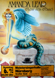 LEAR, AMANDA - 1979 - In Concert - Never Trust A… Tour - Poster - Nrnberg