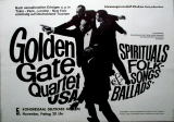 GOLDEN GATE QUARTET - 1965 - Plakat - Live In Concert Tour - Poster - Mnchen