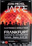 JARRE, JEAN MICHEL - 2016 - In Concert - Poster - Frankfurt - Signed/Autogramm