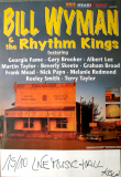 WYMAN, BILL - ROLLING STONES - 1998 - In Concert - Rhythm Kings - Poster - Kln