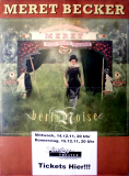 BECKER, MERET - 2011 - Plakat - Concert - Berlin Noise Tour - Poster - Dsseldorf