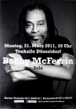 McFERRIN, BOBBY - 2011 - In Concert - Solo Tour - Poster - Dsseldorf