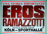RAMAZZOTTI, EROS - 1988 - In Concert - Una Storia Importante Tour - Poster - Kln