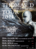 THOMAS D - FANTASTISCHEN VIER - 2011 - Lektionen in Demut Tour - Poster