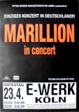 MARILLION - 1996 - Plakat - In Concert - Made Again Tour - Poster - Kln