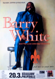 WHITE, BARRY - 1991 - In Concert - Put me in your Mix Tour - Poster - Dsseldorf