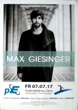GIESINGER, MAX - 2017 - Plakat - In Concert - Tour - Poster - Zons - N14