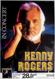 ROGERS, KENNY - 1991 - Plakat - Live In Concert Tour - Poster - Berlin