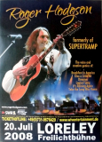 HODGSON, ROGER - SUPERTRAMP - 2008 - In Concert Tour - Poster - Loreley