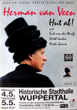 VAN VEEN, HERMAN - 2005 - In Concert - Hut Ab Tour - Poster - Wuppertal
