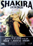 SHAKIRA - 2010 - Plakat - Live in Concert - Sale El Sol Tour - Poster - Kln