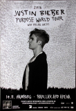 BIEBER, JUSTIN - 2016 - In Concert - Purpose World Tour - Poster - Hamburg