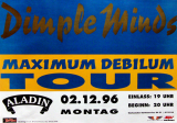 DIMPLE MINDS - 1996 - In Concert - Maximum Debilum Tour - Poster - Bremen