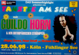 HORN, GUILDO - 1998 - In Concert - Jrgen Drews - Peter Orloff - Poster - Kln