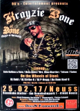 KRAZYIE BONE - 2017 - Thugs N Harmony - Live In Concert Tour - Poster - Neuss