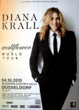 KRALL, DIANA - 2015 - Plakat - In Concert - Wallflower Tour - Poster - Dsseldorf
