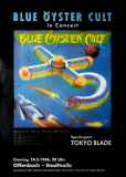 BLUE YSTER CULT - 1986 - In Concert - Club Ninja Tour - Poster - Offenbach