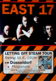 EAST 17 - 1994 - Plakat - In Concert - Letting of Steam Tour - Poster - Dsseldorf