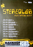 STEREOLAB - 1999 - In Concert - Cobra and Phases.... Tour - Poster - Bochum