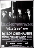 BACKSTREET BOYS - 2009 - In Concert - This is Us Tour - Poster - Oberhausen