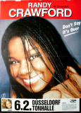 CRAWFORD, RANDY - 1993 - In Concert - Don't say.. Tour - Poster - D�sseldorf