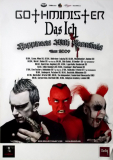 GOTHMINISTER - 2009 - In Concert - Das Ich - Happiness with... Tour - Poster