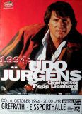 J�RGENS, UDO - 1994 - Plakat - Live In Concert Tour - Poster - Grefrath