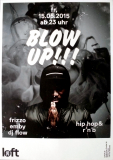 BLOW UP - 2015 - In Concert - Frizzo - Emby Dj Flow - Tour Poster - Neuss