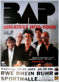 BAP - NIEDECKEN - 2007 - In Concert - Greatest Hits Tour - Poster - Mlheim