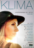 KLIMA - 2017 - Plakat - In Concert - Irgendwann ist Jetzt Tour - Poster - N19