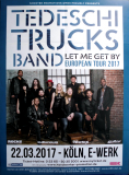 TEDESCHI TRUCKS - 2017 - Plakat - In Concert - Let Me Get By Tour - Poster - Kln
