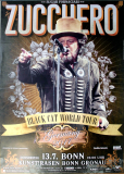 ZUCCHERO - 2017 - Plakat - In Concert - Black Cat Tour - Poster - Bonn